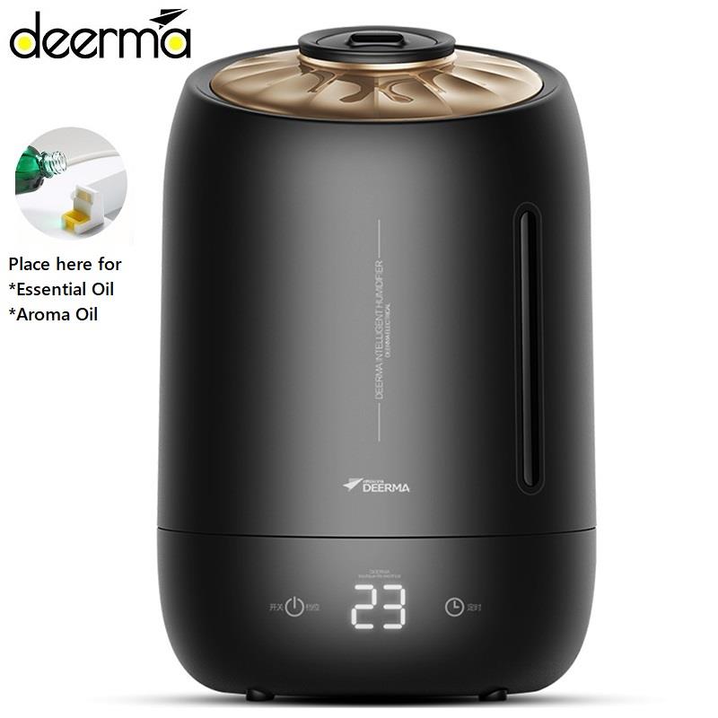 Deerma F600 5L High Capacity Ultrasonic Humidifier/ Aroma Oil/ Timer/ SG Plug/ 1 Year SG Warranty