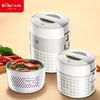 Bear DFH-A20D1 2L Electric Lunch Box/ Mini Rice Cooker/ 2-Layer with 3 Bowls/ Timer/ SG Plug/ English Manual/ 1 Year SG Warranty