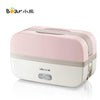 Bear DFH-B10J2 1L Electric Lunch Box/ Mini Rice Cooker/ 2-Layer with 2 Bowls/ SG Plug/ English Manual/ 1 Year SG Warranty