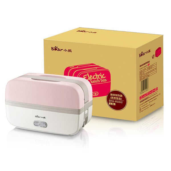 Bear DFHB10J2 1L Electric Lunch Box/ Mini Rice Cooker/ 2Layer with 2