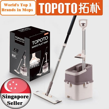 TOPOTO Z8 MOP/ FREE 1 extra mop heads (Total 3 mop heads in the box)