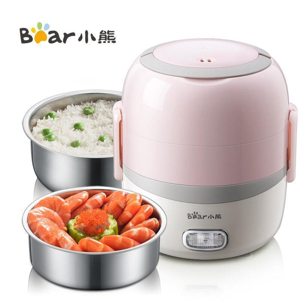 Bear DFHB14E2 1.4L Duallayer Electric Lunch Box/ Mini Rice Cooker