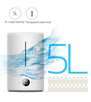 Deerma F628A 5L Ultrasonic Humidifier/ Aroma Oil/ SG Plug/ Timer/ 1 Year SG Warranty