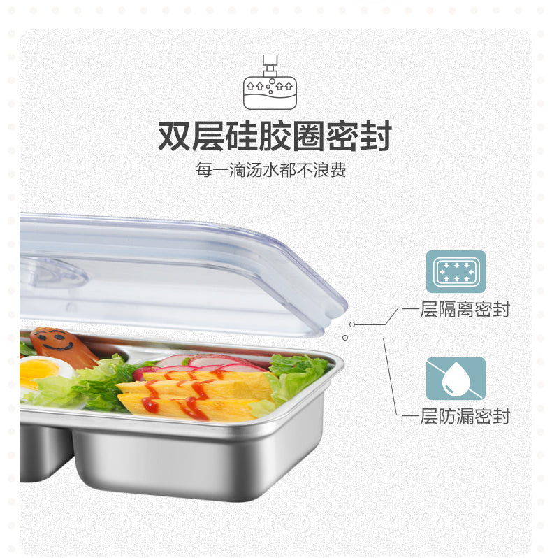 Bear DFH-B10T6 1L Electric Lunch Box/ Mini Rice Cooker/ 2-Layer with 2 Bowls/ SG Plug/ Timer/ English Manual/ 1 Year SG Warranty
